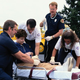 Illustration for article titled True Heroes: These Paramedics Wear Candy Necklaces For Injured People To Eat As They’re Carried To Safety